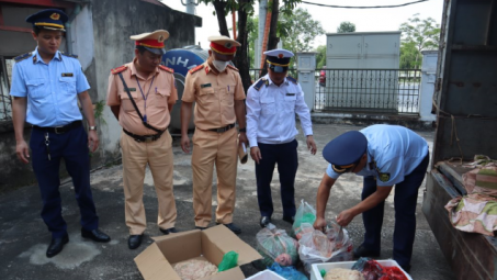 Phú Thọ: Kịp thời ngăn chặn gần 100 kg nội tạng động vật không rõ nguồn gốc
