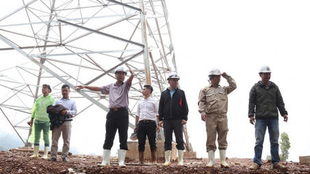 Dự án đường dây 220kV Nậm Mô - Tương Dương phấn đấu đóng điện trong tháng 11/2022