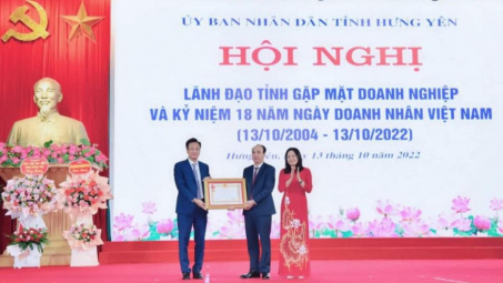 Công ty Cổ phần Tiên Hưng vinh dự được trao tặng Huân chương Lao động hạng Nhất