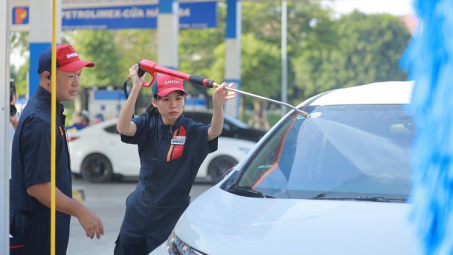 Petrolimex khai trương dịch vụ rửa xe, bảo dưỡng ôtô theo công nghệ Nhật Bản