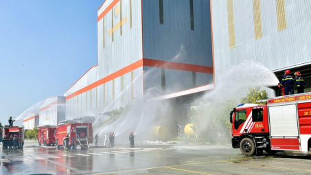 Cơ sở hóa chất phải tổ chức diễn tập ứng phó sự cố