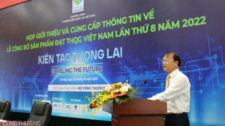 172 doanh nghiệp với tổng số 325 sản phẩm đạt Thương hiệu quốc gia Việt Nam năm 2022