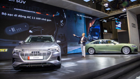 Audi Việt Nam ra mắt mẫu Audi e-tron SUV thuần điện mới