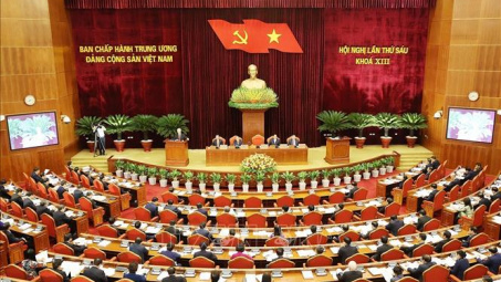 Ngày làm việc thứ hai của Hội nghị Trung ương 6 khóa XIII