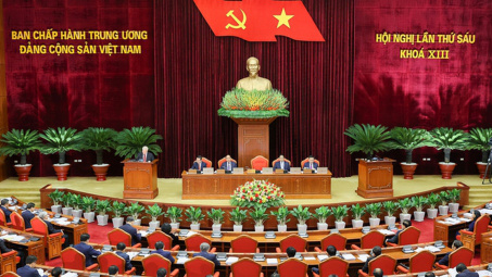 Ngày làm việc thứ ba của Hội nghị Trung ương 6 khóa XIII