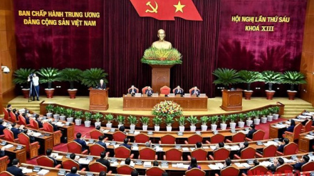 Ngày làm việc thứ tư của Hội nghị Trung ương 6 khóa XIII