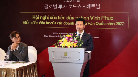 Vĩnh Phúc - Điểm đến đầu tư của các doanh nghiệp Hàn Quốc 2022