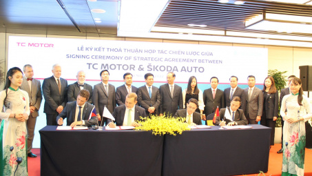 Hợp tác chiến lược giữa TC Motor và Skoda Auto