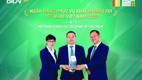 BIDV -  Ngân hàng phục vụ khách hàng FDI tốt nhất Việt Nam năm 2022