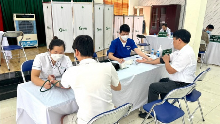 Nhiệt điện Hải Phòng: Tổ chức khám sức khỏe định kỳ cho người lao động