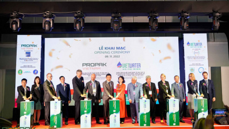 TP. Hồ Chí Minh: ProPak Vietnam và Vietwater 2022 thu hút gần 10.000 lượt khách tham quan