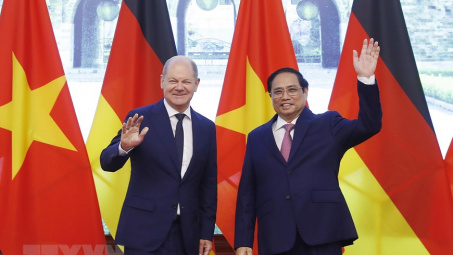 Thủ tướng Phạm Minh Chính hội đàm với Thủ tướng CHLB Đức Olaf Scholz