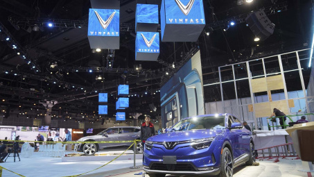 Chùm ảnh: “Dàn xe” điện VinFast sẵn sàng “chào” Los Angeles Auto Show 2022