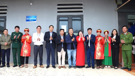 Petrolimex Hà Giang: Bàn giao công trình nhà lưu trú cho học sinh tại xã Xín Cái