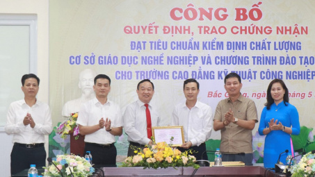 Trường Cao đẳng Kỹ thuật Công nghiệp: Không ngừng nâng cao chất lượng đào tạo nghề