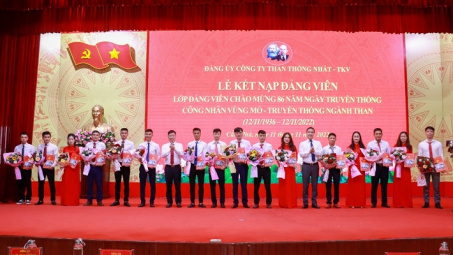 Đảng bộ Công ty Than Thống Nhất - TKV thực hiện tốt công tác phát triển đảng viên