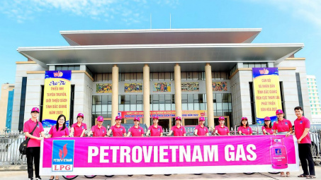 PV GAS LPG quảng bá bình gas PETROVIETNAM GAS tại nhiều tỉnh thành trong cả nước