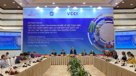 Kết quả khảo sát doanh nghiệp về thực hiện thủ tục hành chính thông qua Cơ chế một cửa quốc gia