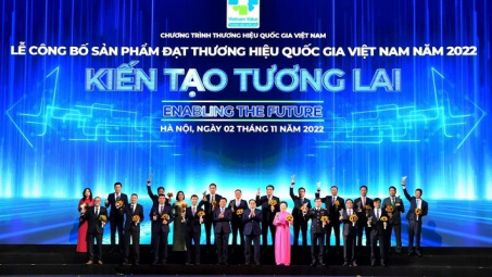 Vietcombank lần thứ 8 liên tiếp đạt Thương hiệu quốc gia Việt Nam