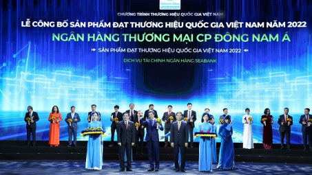 SeABank lần thứ 2 được vinh danh Thương hiệu Quốc gia
