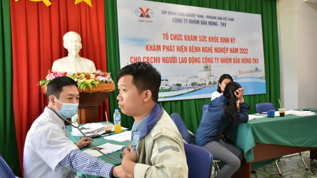 Nhôm Đắk Nông - TKV: Tổ chức khám sức khỏe định kỳ cho người lao động