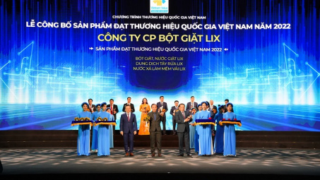 Công ty CP Bột giặt Lix: Tự hào thương hiệu quốc gia Việt Nam 2022