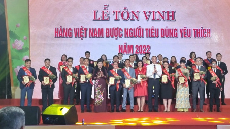 Hà Nội: Tôn vinh sản phẩm, dịch vụ hàng Việt Nam được người tiêu dùng yêu thích