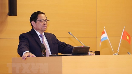 Thủ tướng Phạm Minh Chính dự Diễn đàn doanh nghiệp Việt Nam-Luxembourg