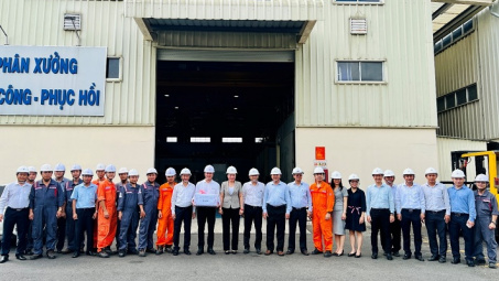 Đảng bộ EVNGENCO 3 đón tiếp Đoàn công tác Đảng ủy khối cơ sở Bộ Công Thương tại TP.HCM