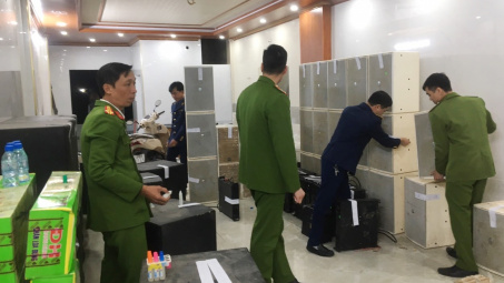 Cục QLTT Nam Định: Tạm giữ số lượng lớn thiết bị âm thanh