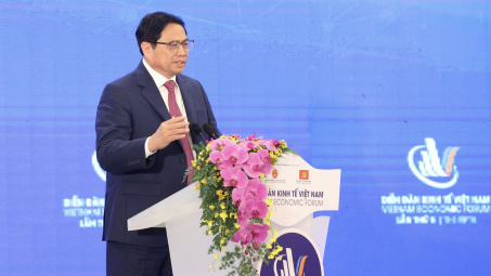 Thủ tướng Phạm Minh Chính chủ trì Phiên Toàn thể của Diễn đàn Kinh tế Việt Nam lần thứ năm