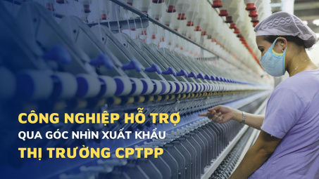 Công nghiệp hỗ trợ qua góc nhìn xuất khẩu vào thị trường CPTPP