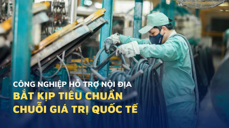 Công nghiệp hỗ trợ nội địa bắt kịp tiêu chuẩn chuỗi giá trị quốc tế
