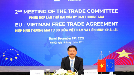 Bộ trưởng Nguyễn Hồng Diên tham dự phiên họp lần thứ hai Ủy ban Thương mại của Hiệp định EVFTA