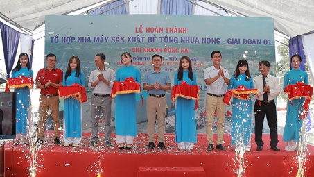 Khánh thành Tổ hợp Nhà máy sản xuất bê tông nhựa nóng tại Cụm mỏ đá Tân Cang, Đồng Nai