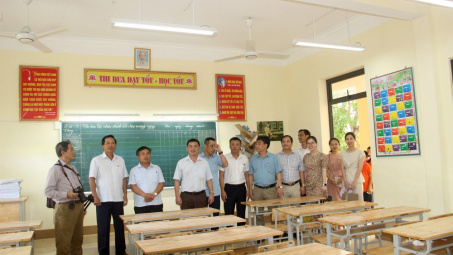 Nghệ An lắp đặt gần 60 mô hình lớp học đạt ánh sáng tiêu chuẩn và tiết kiệm năng lượng