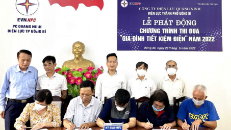 PC Quảng Ninh phát động phong trào “Gia đình tiết kiệm điện năm 2022”