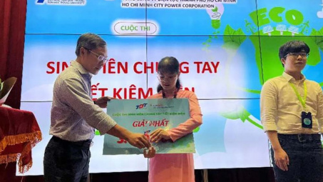 TP. HCM: Trao giải cuộc thi "Sinh viên chung tay tiết kiệm điện"