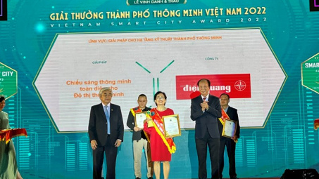 Giải pháp chiếu sáng thông minh toàn diện của Điện Quang xuất sắc giành 02 giải thưởng