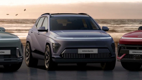 Hyundai Kona 2024 ra mắt phiên bản thuần điện
