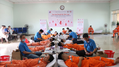PC Đồng Nai: hiến 159 đơn vị máu hưởng ứng “Tuần lễ hồng EVN lần thứ VIII năm 2022”