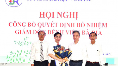 Bà Rịa - Vũng Tàu: Trao quyết định bổ nhiệm Giám đốc Bệnh viện Bà Rịa