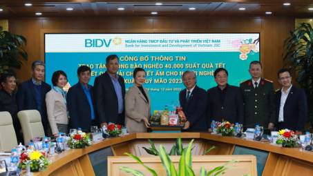 BIDV dành 20 tỷ đồng tặng quà Tết cho người nghèo Xuân Quý Mão 2023