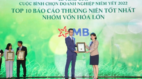 MB vào top 10 doanh nghiêp niêm yết có báo cáo thường niên xuất sắc nhất