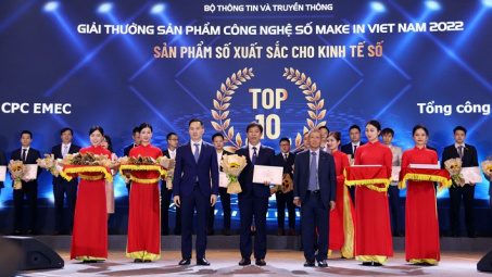 2 sản phẩm của EVN được công nhận giải thưởng công nghệ số  "Make in Viet Nam"