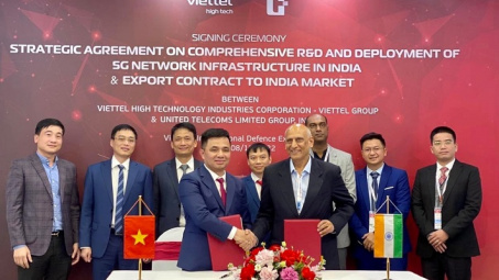Viettel xuất khẩu thiết bị viễn thông, thử nghiệm mạng 5G tại Ấn Độ