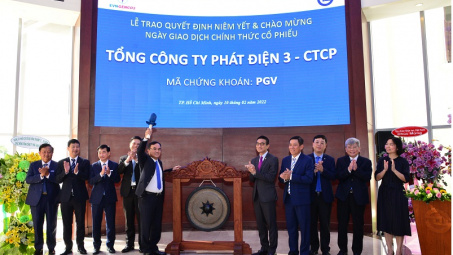 Hơn 1,2 tỷ cổ phiếu EVNGENCO3 chính thức niêm yết trên sàn giao dịch chứng khoán TP. Hồ Chí Minh