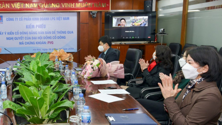 PV GAS LPG lấy ý kiến cổ đông bằng văn bản để thông qua Nghị quyết