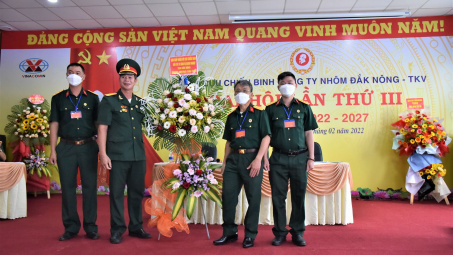Công ty Nhôm Đắk Nông-TKV: Tổ chức Đại hội Hội Cựu chiến binh lần thứ III