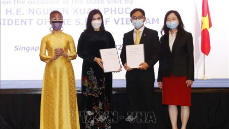 Doanh nghiệp Việt Nam, Singapore cam kết hợp tác trị giá gần 11 tỷ USD